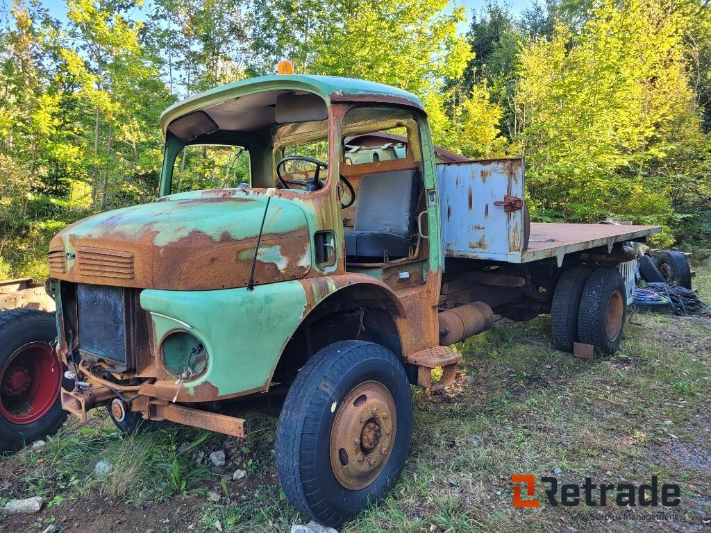 Veteranlastbil Mercedes Benz LAK 1413 , 4X4 , Servo , Turbo - Camion plateau: photos 1 Veteranlastbil Mercedes Benz LAK 1413 , 4X4 , Servo , Turbo - Camion plateau: photos 1