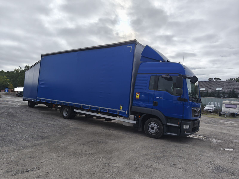 MAN TGL 8.220 Plane Jumbo Gardine Euro6 4x2 (10) - Camion à rideaux coulissants: photos 2 MAN TGL 8.220 Plane Jumbo Gardine Euro6 4x2 (10) - Camion à rideaux coulissants: photos 2