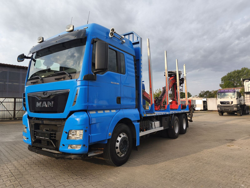 MAN TGX 26.500 Holz-LKW Euro6 6x4 Holztransporter m Palfinger (16) - Camion grumier, Camion grue: photos 1 MAN TGX 26.500 Holz-LKW Euro6 6x4 Holztransporter m Palfinger (16) - Camion grumier, Camion grue: photos 1