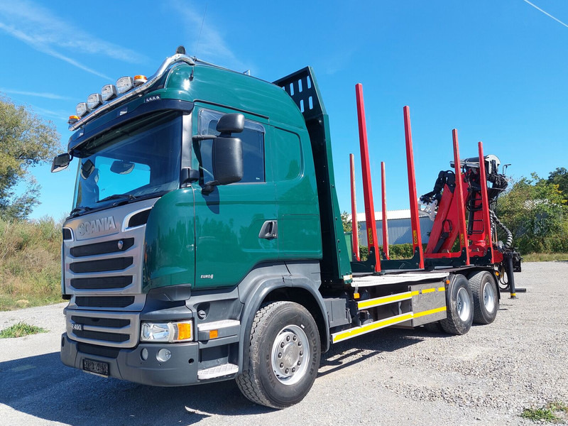 Scania R490 6x4 Euro 6 Kurzholz Palfinger AHK (2) - Camion grumier, Camion grue: photos 1 Scania R490 6x4 Euro 6 Kurzholz Palfinger AHK (2) - Camion grumier, Camion grue: photos 1