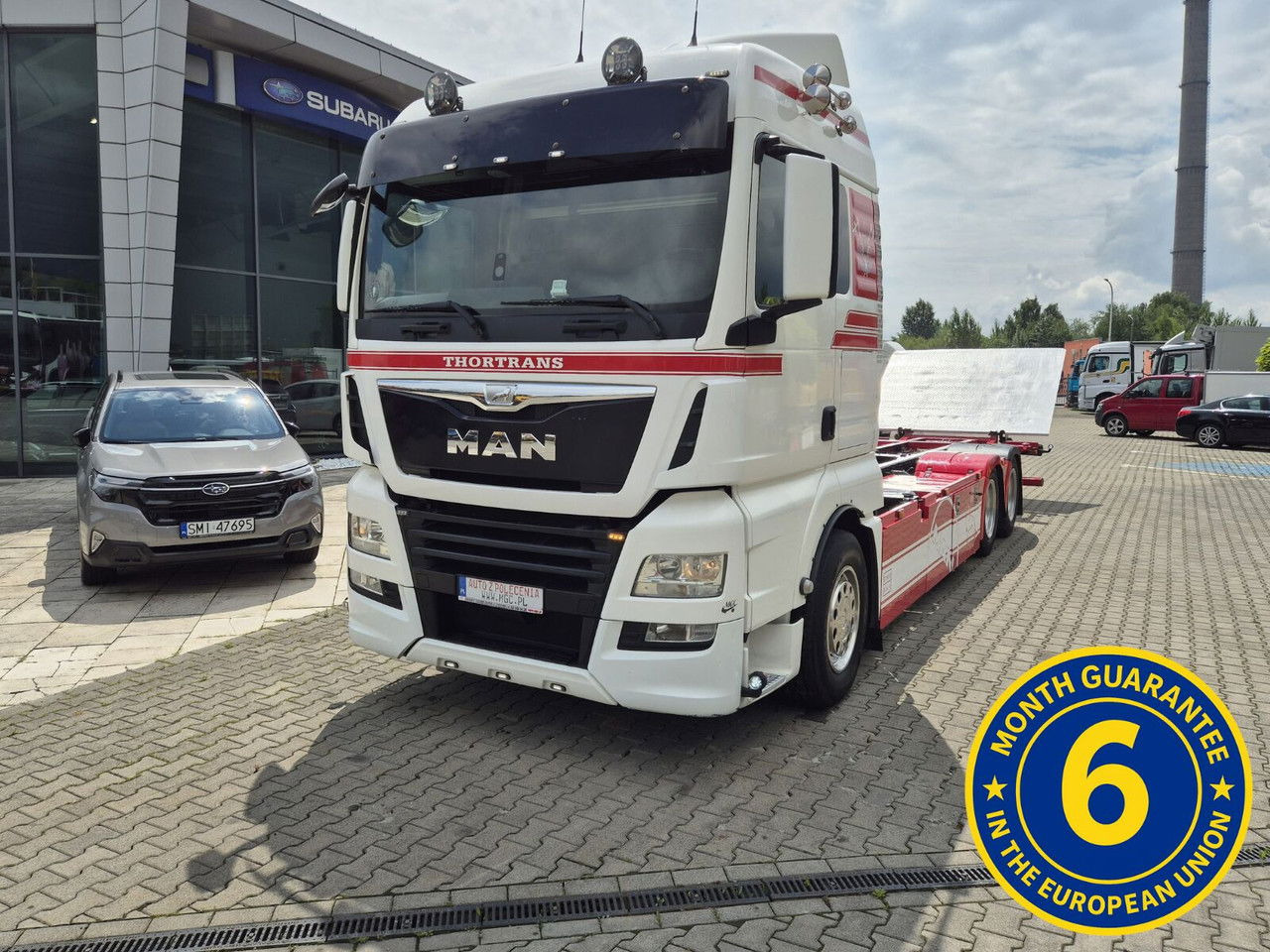 MAN TGX 28 28.420 , 6x2-2 LL + Trailer HFR KM 20 - Camion porte-conteneur/ Caisse mobile: photos 2 MAN TGX 28 28.420 , 6x2-2 LL + Trailer HFR KM 20 - Camion porte-conteneur/ Caisse mobile: photos 2