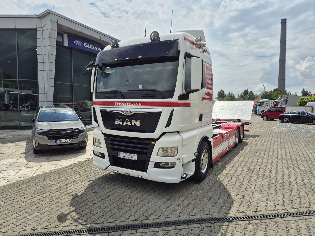 MAN TGX 28 28.420 , 6x2-2 LL + Trailer HFR KM 20 - Camion porte-conteneur/ Caisse mobile: photos 5 MAN TGX 28 28.420 , 6x2-2 LL + Trailer HFR KM 20 - Camion porte-conteneur/ Caisse mobile: photos 5