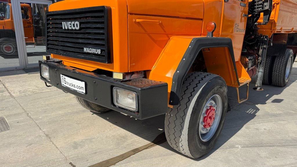 Iveco 160-23 4x4 tipper - crane 9m - Camion benne: photos 2 Iveco 160-23 4x4 tipper - crane 9m - Camion benne: photos 2