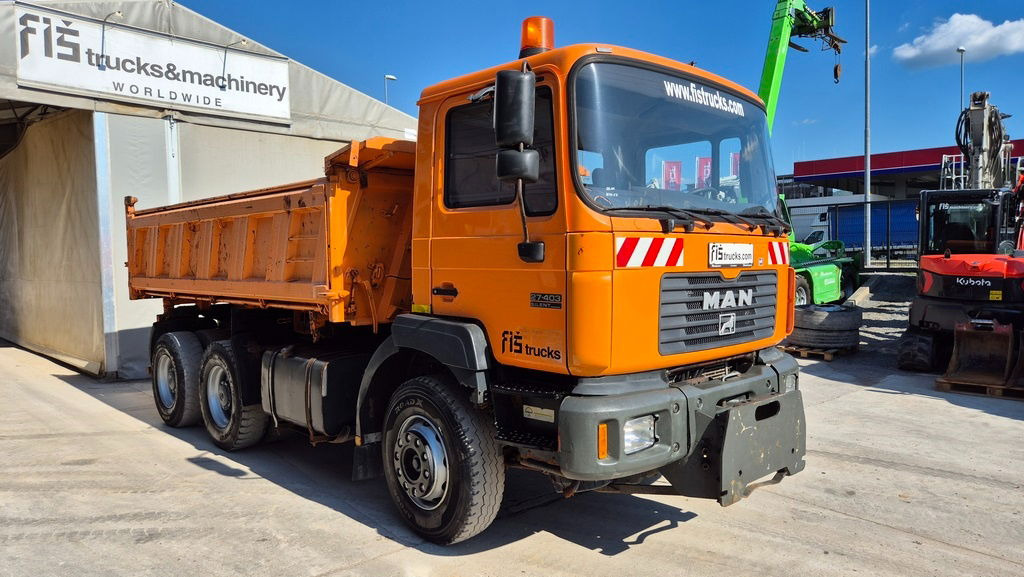 MAN 27.403 DFK 6x4 meiller tipper - spring - Camion benne: photos 4 MAN 27.403 DFK 6x4 meiller tipper - spring - Camion benne: photos 4