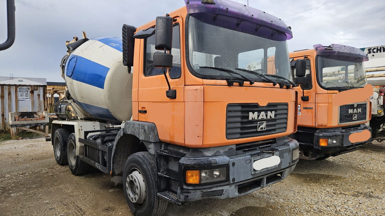 MAN FE 410A 8x4 mixer - 7m3 - euro 3 - Camion malaxeur: photos 2 MAN FE 410A 8x4 mixer - 7m3 - euro 3 - Camion malaxeur: photos 2