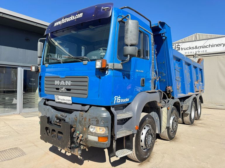 MAN TGA 41.480 8x4 Meiller dumper tipper - ac - Camion benne: photos 1 MAN TGA 41.480 8x4 Meiller dumper tipper - ac - Camion benne: photos 1