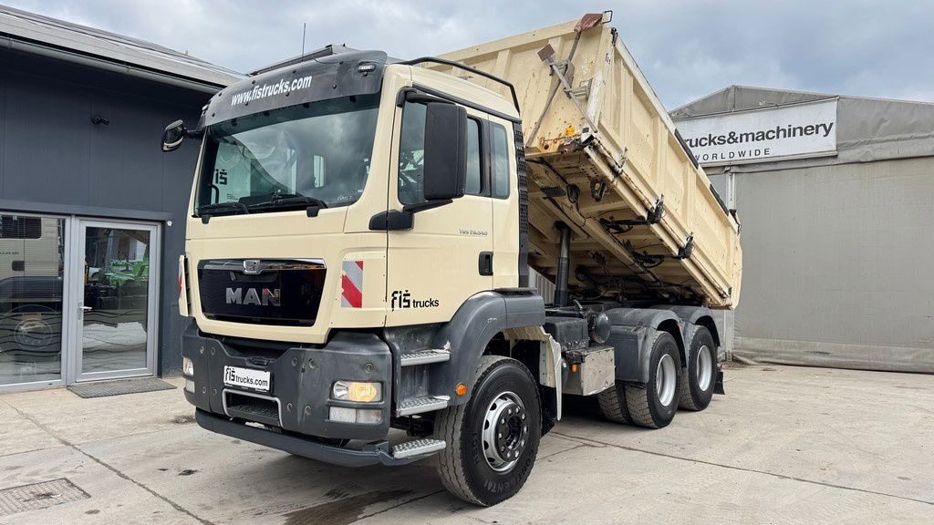Camion benne MAN TGS 26.540 6X4 bordmatic meiller tipper: photos 7