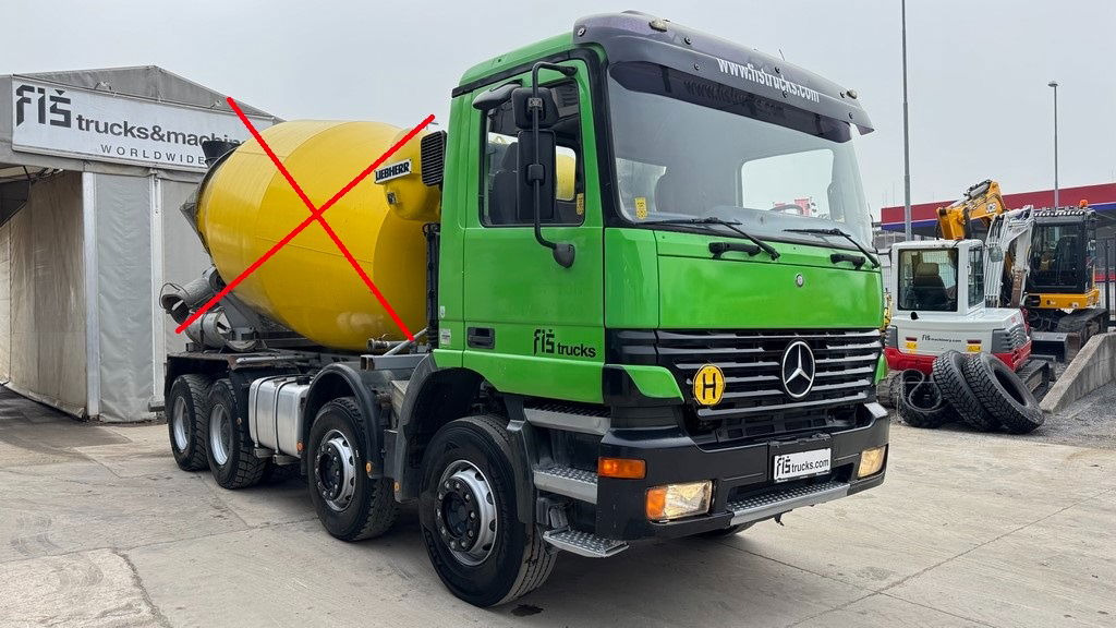 Mercedes-Benz Actros 4143 8x4 chassis - big axle - Châssis cabine: photos 3 Mercedes-Benz Actros 4143 8x4 chassis - big axle - Châssis cabine: photos 3