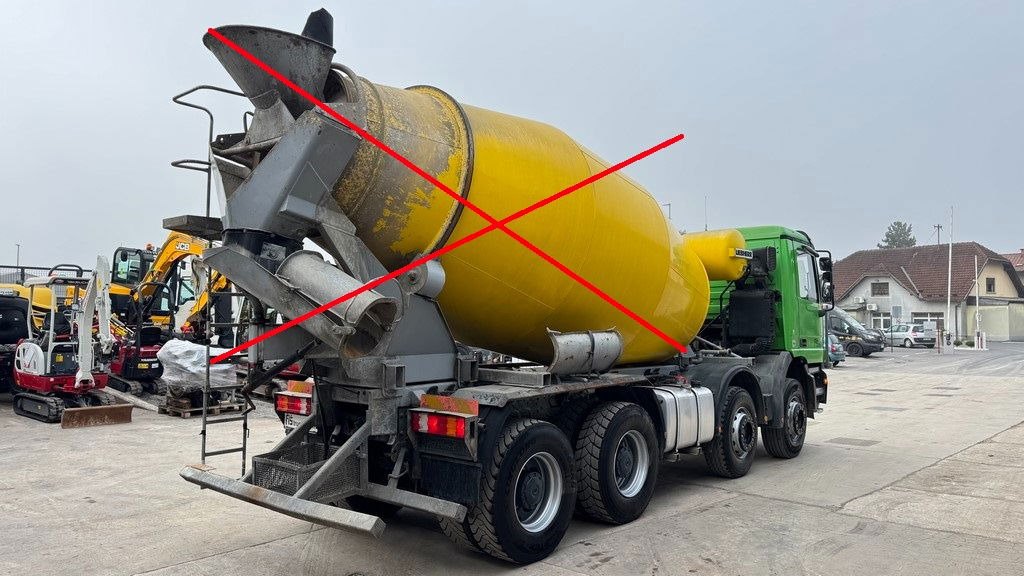 Mercedes-Benz Actros 4143 8x4 chassis - big axle - Châssis cabine: photos 4 Mercedes-Benz Actros 4143 8x4 chassis - big axle - Châssis cabine: photos 4