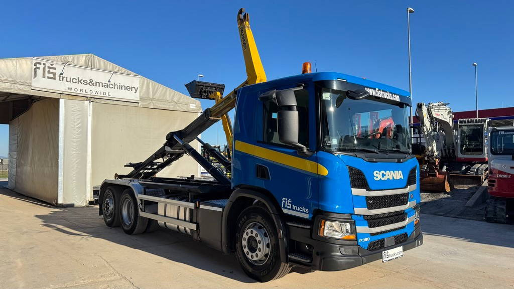 Photo d'intérieur 1: Camion porte-conteneur/ Caisse mobile Scania P 360 6x2 palfinger abroll tipper - steering axle