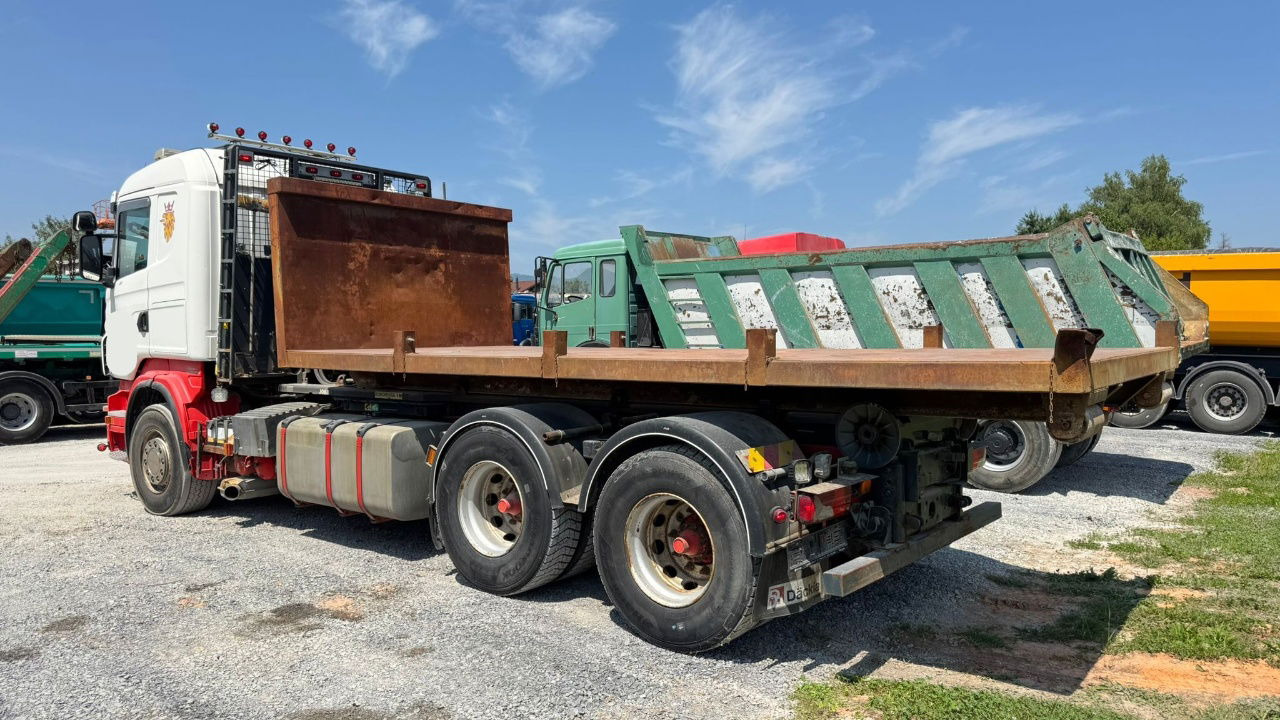 Scania R400 6x2 abroll tipper + plato - Camion porte-conteneur/ Caisse mobile: photos 5 Scania R400 6x2 abroll tipper + plato - Camion porte-conteneur/ Caisse mobile: photos 5