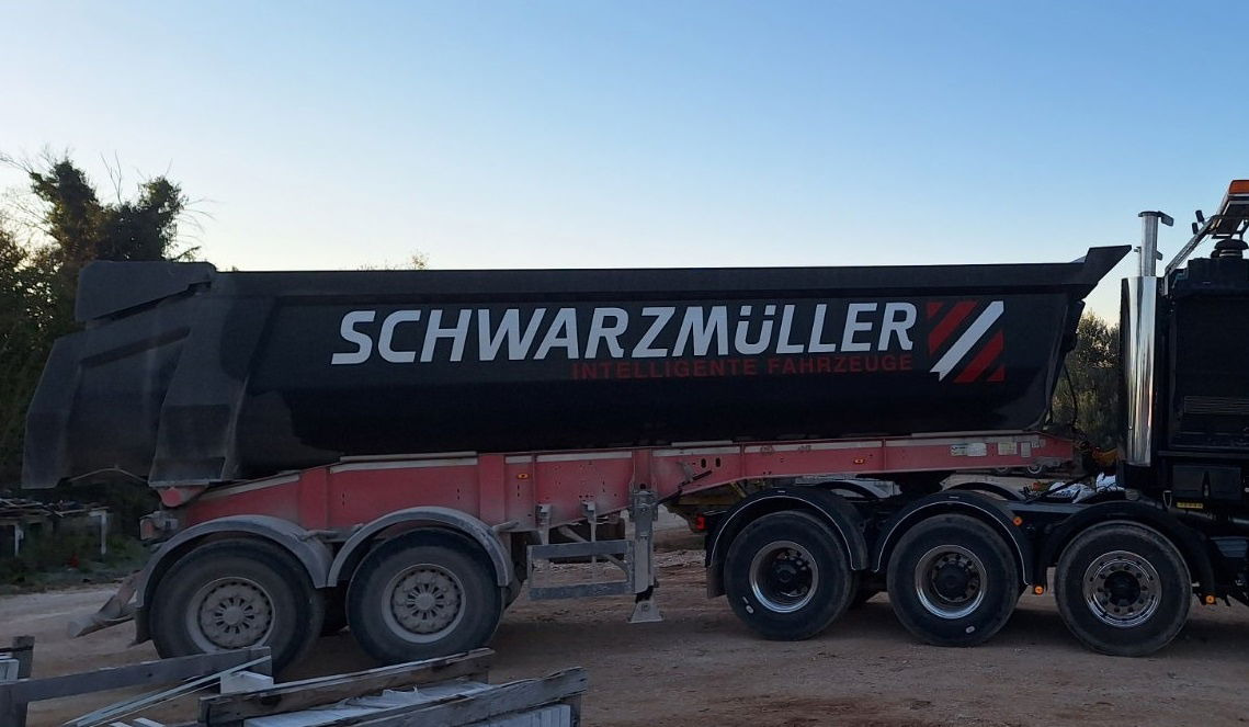 Schwarzmüller SMK10VLN Tipper Trailer - 2 Axle - 24m3 - Semi-remorque benne: photos 2 Schwarzmüller SMK10VLN Tipper Trailer - 2 Axle - 24m3 - Semi-remorque benne: photos 2