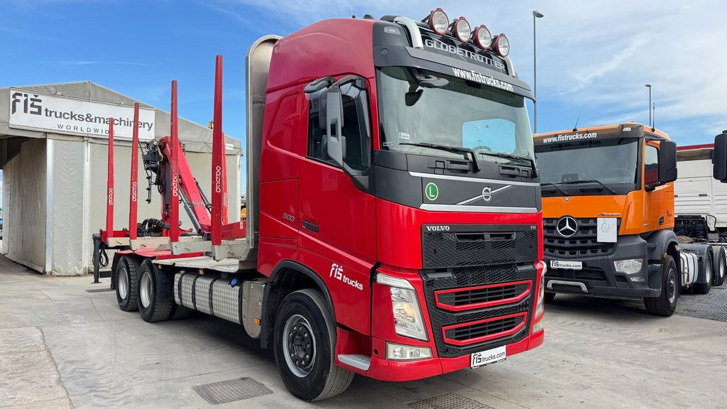 Volvo FH 500 6x4 forest truck - Epsilon 110Z - scissors - Camion porte-conteneur/ Caisse mobile: photos 3 Volvo FH 500 6x4 forest truck - Epsilon 110Z - scissors - Camion porte-conteneur/ Caisse mobile: photos 3
