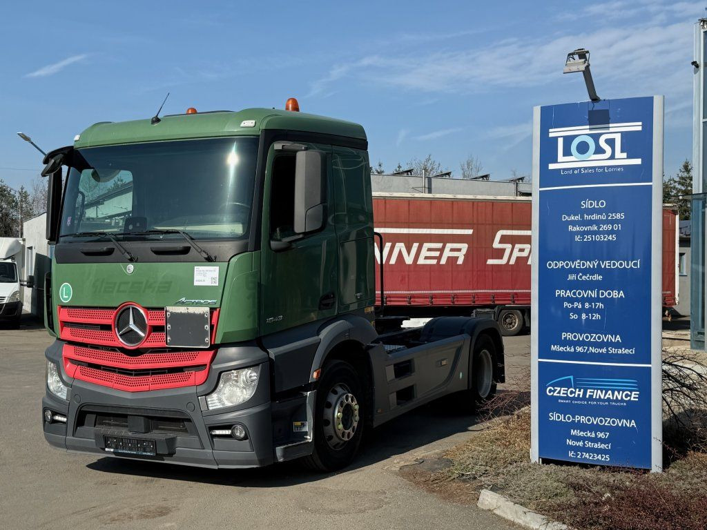 Mercedes-Benz 1843 Actros ADR FL, EX/II, EX/III, AT - Tracteur routier: photos 1 Mercedes-Benz 1843 Actros ADR FL, EX/II, EX/III, AT - Tracteur routier: photos 1