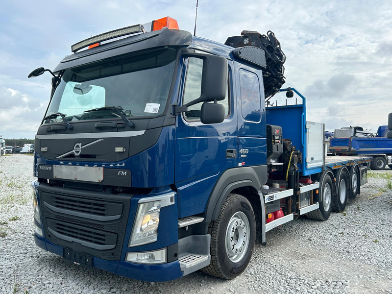 Volvo FM 460 8x2*6 | Hiab 302E-6 | TULOSSA - Camion plateau, Camion grue: photos 1 Volvo FM 460 8x2*6 | Hiab 302E-6 | TULOSSA - Camion plateau, Camion grue: photos 1