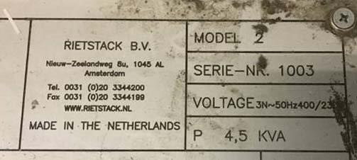 Machine d'impression Block gluing machine Rietstack model 2: photos 9 Machine d'impression Block gluing machine Rietstack model 2: photos 9