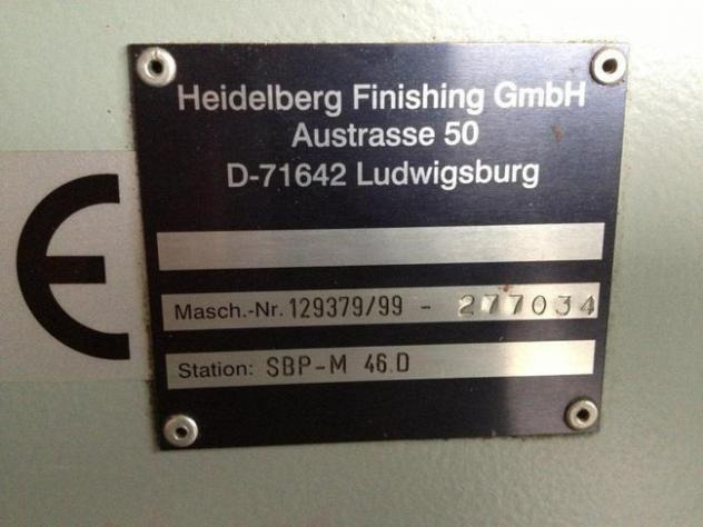 Heidelberg Steel SBP-M 46 D Upright Press Delivery - Plieuse de bureau: photos 2 Heidelberg Steel SBP-M 46 D Upright Press Delivery - Plieuse de bureau: photos 2