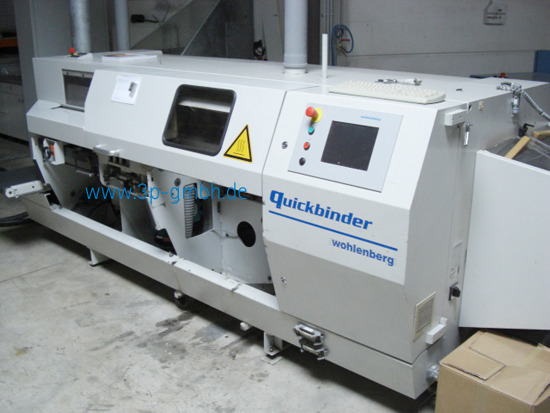 Perfect Binder WOHLENBERG QUICKBINDER with PUR and Gazingunit - Relieuse: photos 1 Perfect Binder WOHLENBERG QUICKBINDER with PUR and Gazingunit - Relieuse: photos 1
