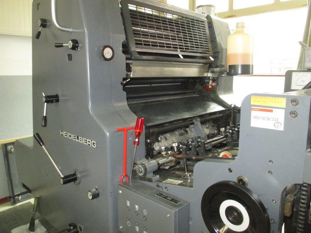 Single-Color Heidelberger M-Offset printing machine with cito system for perforation and creasing - Presse offset: photos 1 Single-Color Heidelberger M-Offset printing machine with cito system for perforation and creasing - Presse offset: photos 1