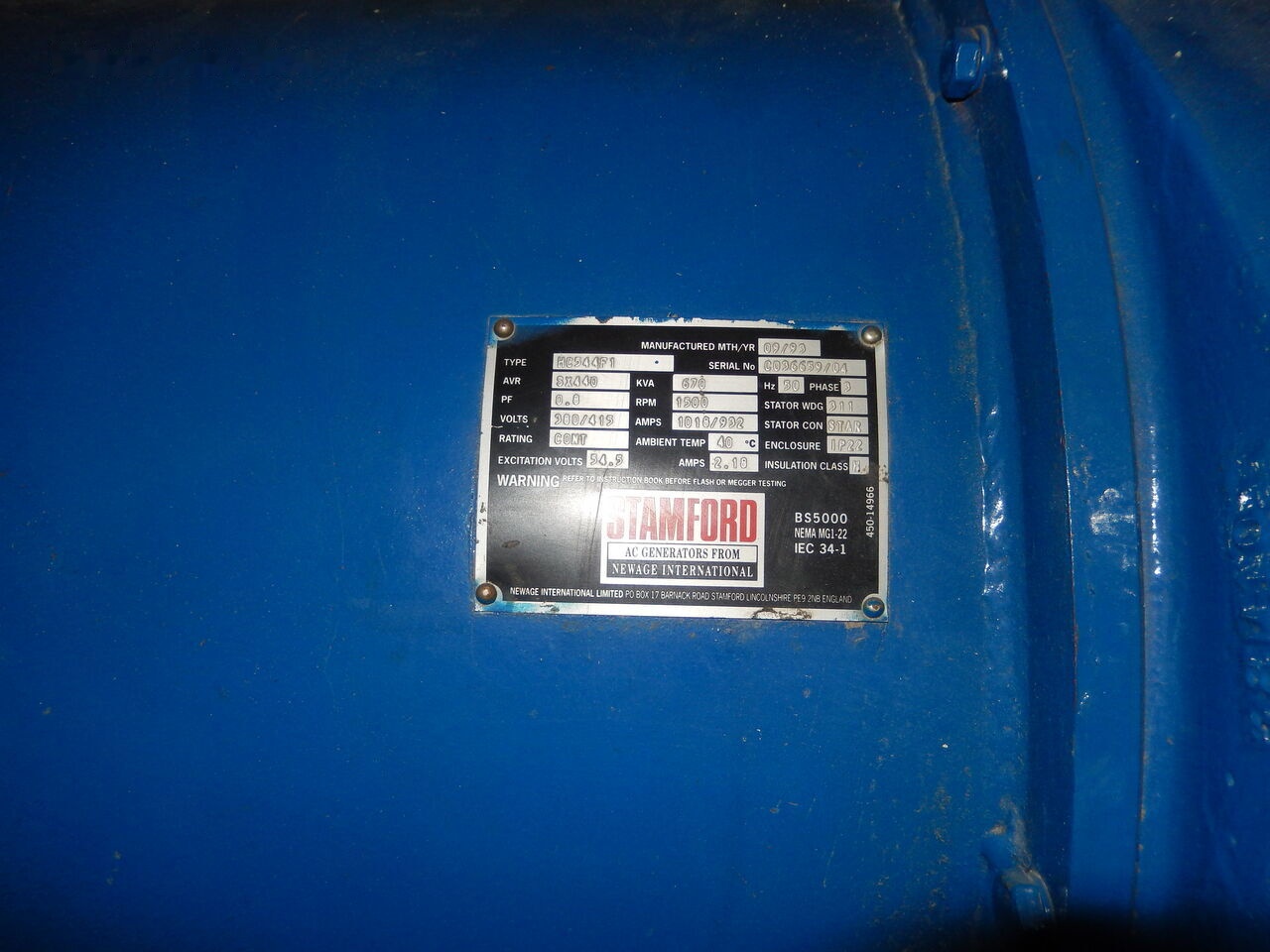 Perkins 630 kVa 3012TAG3 - Groupe électrogène: photos 4 Perkins 630 kVa 3012TAG3 - Groupe électrogène: photos 4