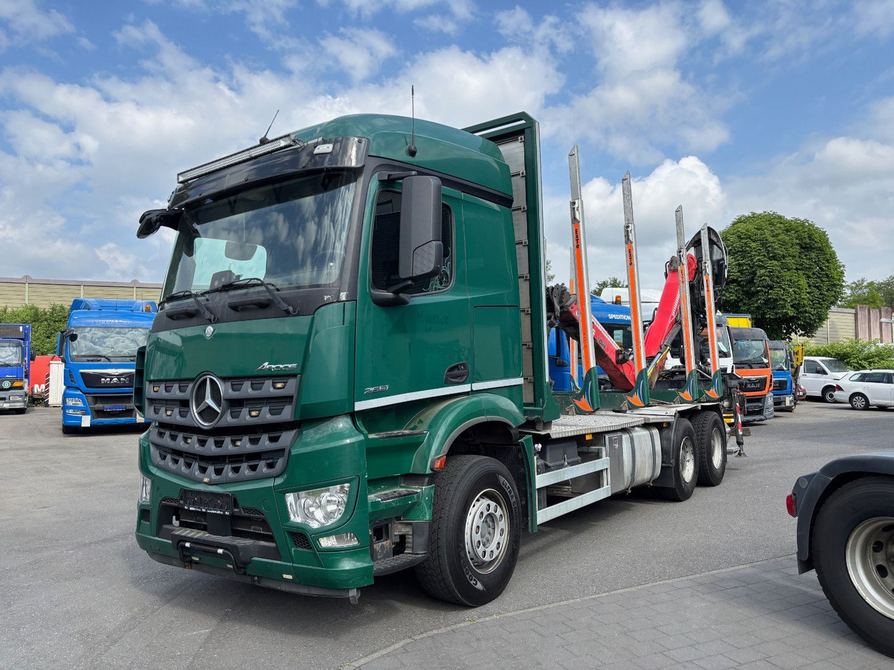 Mercedes-Benz Arocs 6x4/Kran Cranab TZ 12.2 - Camion grumier, Camion grue: photos 4 Mercedes-Benz Arocs 6x4/Kran Cranab TZ 12.2 - Camion grumier, Camion grue: photos 4