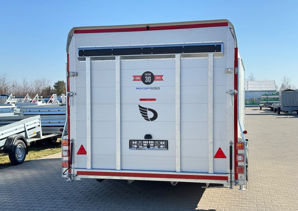 Remorque porte-voitures neuf DEBON C2000 - zamknięta przyczepa do przewozu aut, 550 x 215 cm, 3500kg, felgi ALU, wciągarka elektryczna: photos 7