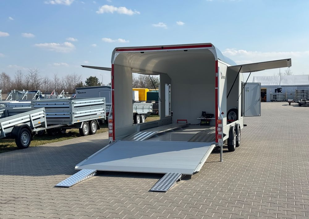 Remorque porte-voitures neuf DEBON Debon C2000 - zamknięta przyczepa do przewozu aut, 550 x 215 cm, 3500kg, felgi ALU, wciągarka elektryczna: photos 17