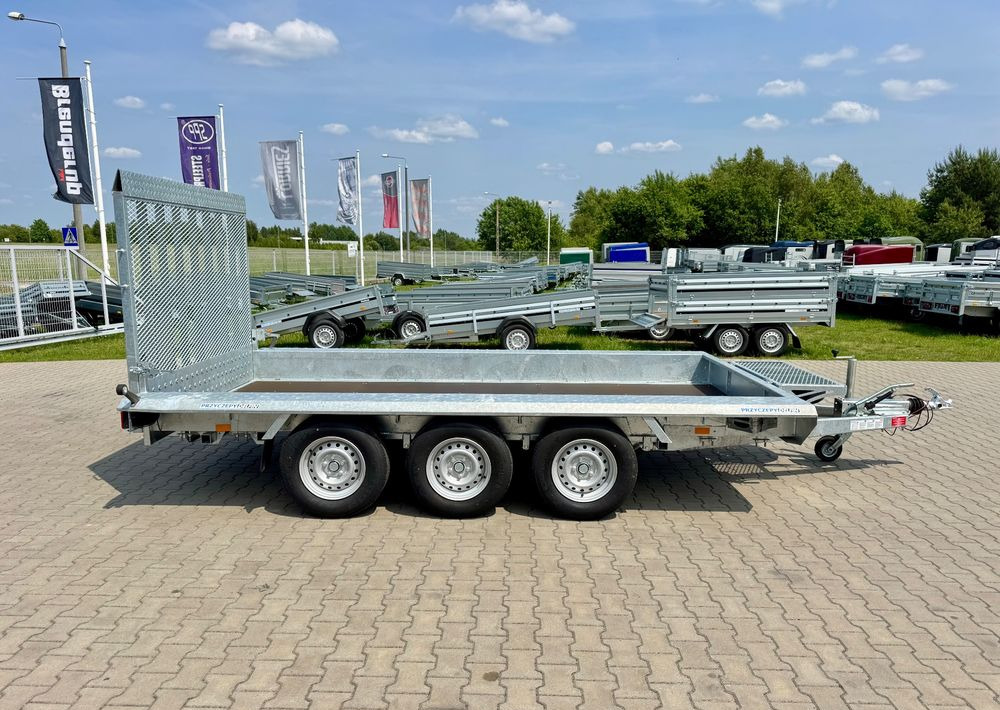 Niewiadów KN401835T - 400 x 185 cm | 2570kg ładowności | trap stalowy | 3-osiowa budowlanka - Remorque porte engin: photos 2 Niewiadów KN401835T - 400 x 185 cm | 2570kg ładowności | trap stalowy | 3-osiowa budowlanka - Remorque porte engin: photos 2