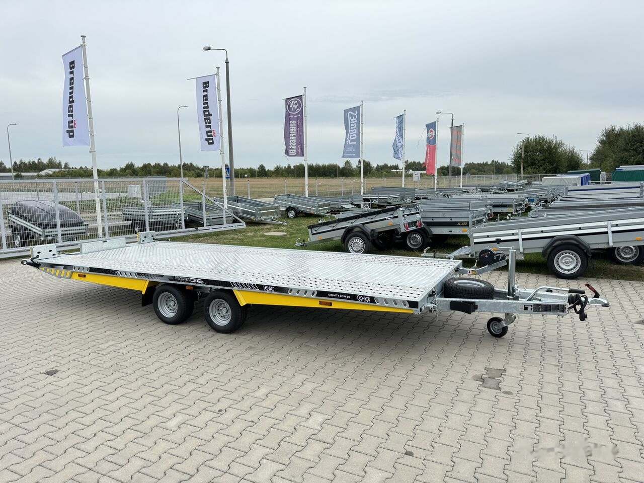 Remorque porte-voitures neuf TA-NO GRAVITY LOW 27.50 - 2700 kg | 500 x 210 cm: photos 1