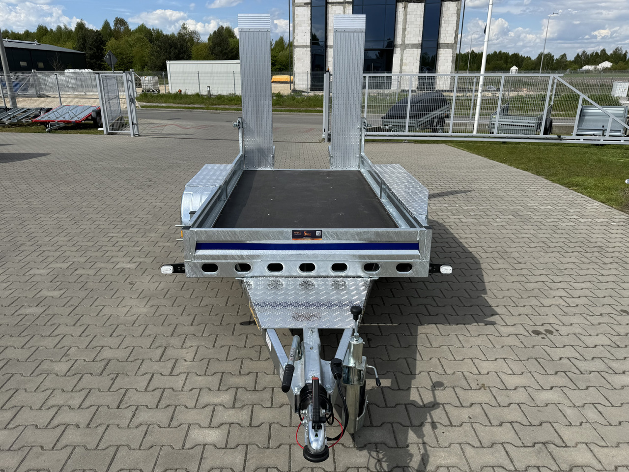 Wiola B2730 GVW 2700 kg machine transporter mini excavator 292x142 cm - Remorque porte engin: photos 4 Wiola B2730 GVW 2700 kg machine transporter mini excavator 292x142 cm - Remorque porte engin: photos 4