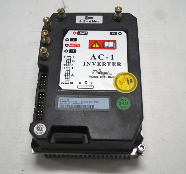 Atlet 302203131 | Rij regeling driving controller FZ 2007 ATLET AC-I 24/250 Can - Bloc de gestion pour Matériel de manutention: photos 1 Atlet 302203131 | Rij regeling driving controller FZ 2007 ATLET AC-I 24/250 Can - Bloc de gestion pour Matériel de manutention: photos 1