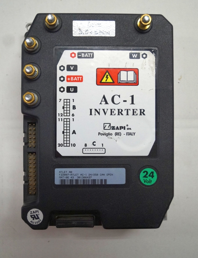 Atlet FZ2007 | AC-I converter FZ 2007 - Atlet AC-I 24/250 can opensn. 06 43 3013 - Bloc de gestion pour Matériel de manutention: photos 1 Atlet FZ2007 | AC-I converter FZ 2007 - Atlet AC-I 24/250 can opensn. 06 43 3013 - Bloc de gestion pour Matériel de manutention: photos 1