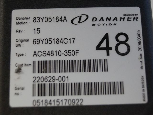 Toyota/BT 220629-001 | Danaher motion AC Superdrive motor controller 83Y05184A A - Bloc de gestion pour Matériel de manutention: photos 2 Toyota/BT 220629-001 | Danaher motion AC Superdrive motor controller 83Y05184A A - Bloc de gestion pour Matériel de manutention: photos 2