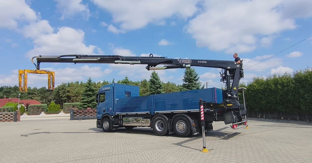 Scania R 500 6x2 z żurawiem Fassi F 215 AS – 2019 – Euro 6 –Retarder -Oś skrętna - Gotowa do pracy! - Camion grue, Camion plateau: photos 4 Scania R 500 6x2 z żurawiem Fassi F 215 AS – 2019 – Euro 6 –Retarder -Oś skrętna - Gotowa do pracy! - Camion grue, Camion plateau: photos 4