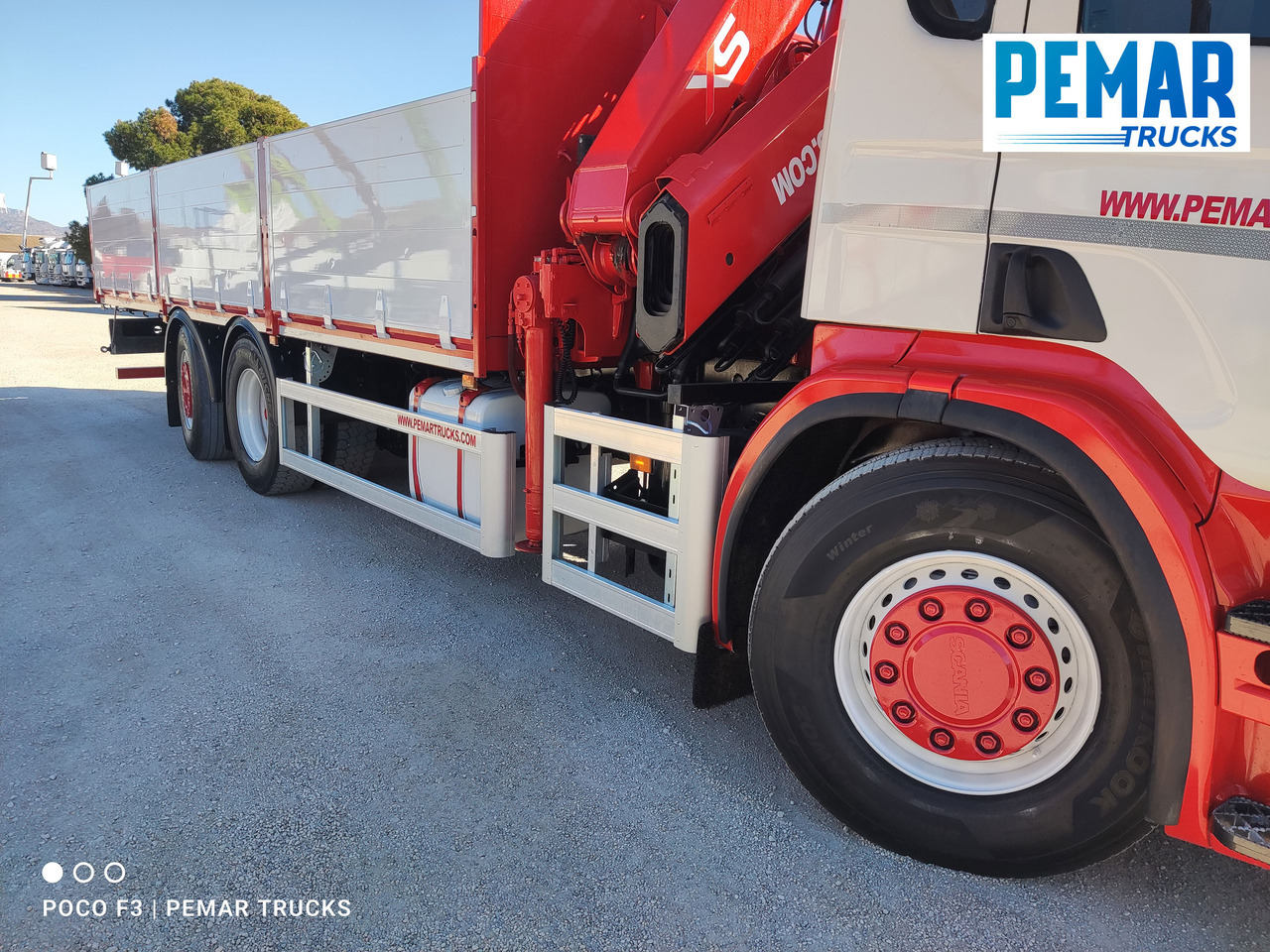 Camion grue SCANIA P 400 6X2 GRUA CAJA FIJA: photos 7