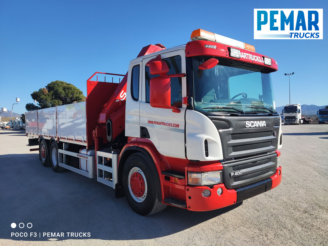 SCANIA P 400 6X2 GRUA CAJA FIJA - Camion grue: photos 4 SCANIA P 400 6X2 GRUA CAJA FIJA - Camion grue: photos 4