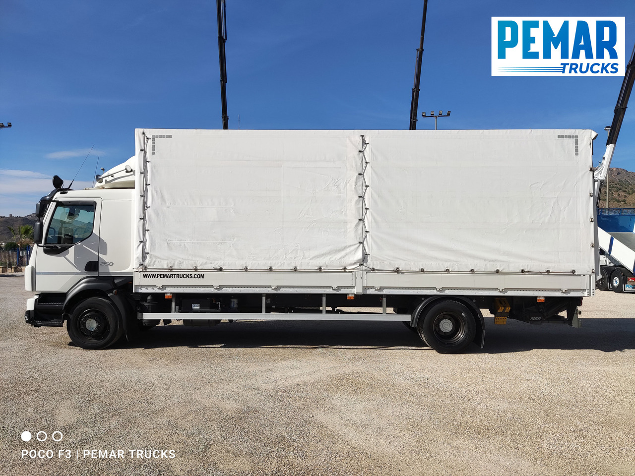 Camion à rideaux coulissants VOLVO FL 250 SEMITAUTLINER 16T: photos 8 Camion à rideaux coulissants VOLVO FL 250 SEMITAUTLINER 16T: photos 8