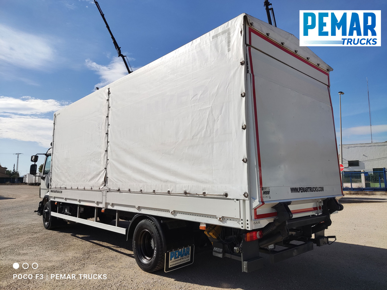 Camion à rideaux coulissants VOLVO FL 250 SEMITAUTLINER 16T: photos 7 Camion à rideaux coulissants VOLVO FL 250 SEMITAUTLINER 16T: photos 7