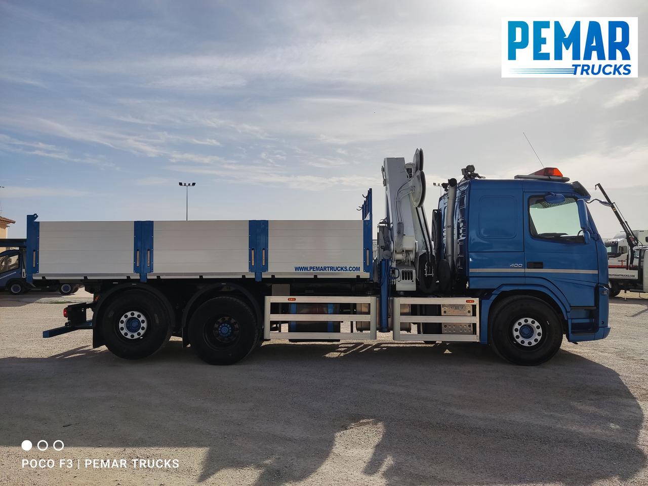 VOLVO FM 400 6X2 GRUA PALFINGER PK 23002 BASCULANTE - Camion benne, Camion grue: photos 5 VOLVO FM 400 6X2 GRUA PALFINGER PK 23002 BASCULANTE - Camion benne, Camion grue: photos 5