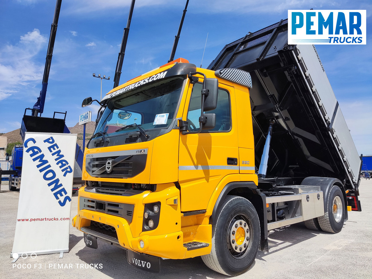 VOLVO FMX 330 BASCULANTE 18T - Camion benne: photos 1 VOLVO FMX 330 BASCULANTE 18T - Camion benne: photos 1