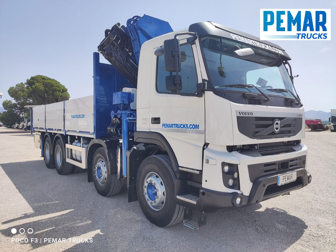 VOLVO FMX 460 8X4 GRUA CAJA FIJA ABIERTA - Camion plateau: photos 4 VOLVO FMX 460 8X4 GRUA CAJA FIJA ABIERTA - Camion plateau: photos 4