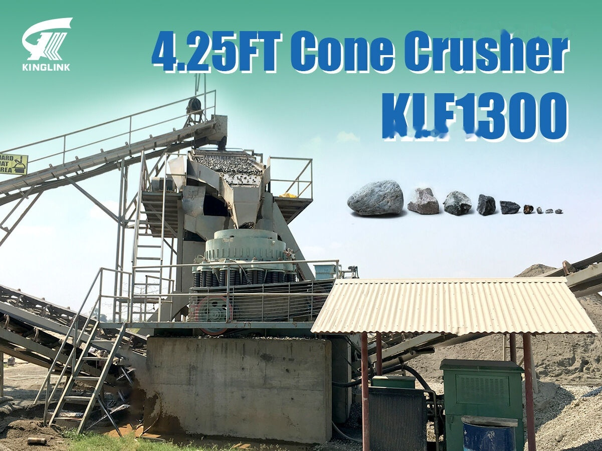 Kinglink 4.25 Ft Riverstone Cone Crusher KLF1300 - Concasseur à cône: photos 1 Kinglink 4.25 Ft Riverstone Cone Crusher KLF1300 - Concasseur à cône: photos 1