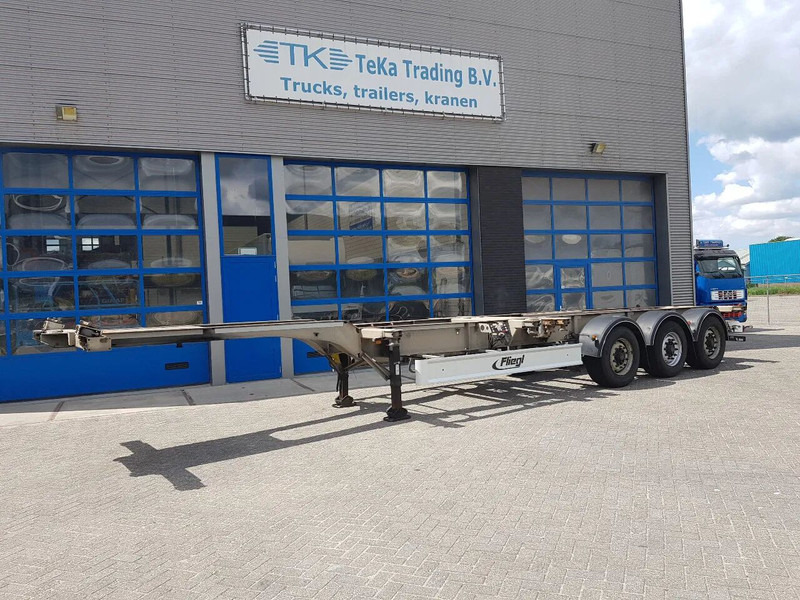 Fliegl SDS 380 MULTI BPW Disc Lift axle - Semi-remorque porte-conteneur/ Caisse mobile: photos 1 Fliegl SDS 380 MULTI BPW Disc Lift axle - Semi-remorque porte-conteneur/ Caisse mobile: photos 1
