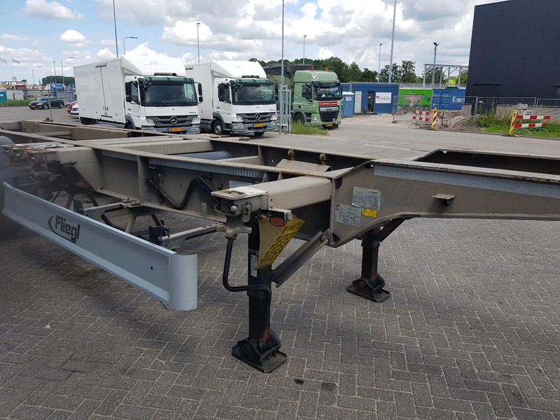 Semi-remorque porte-conteneur/ Caisse mobile Fliegl SDS 380 MULTI BPW Disc Lift axle: photos 18