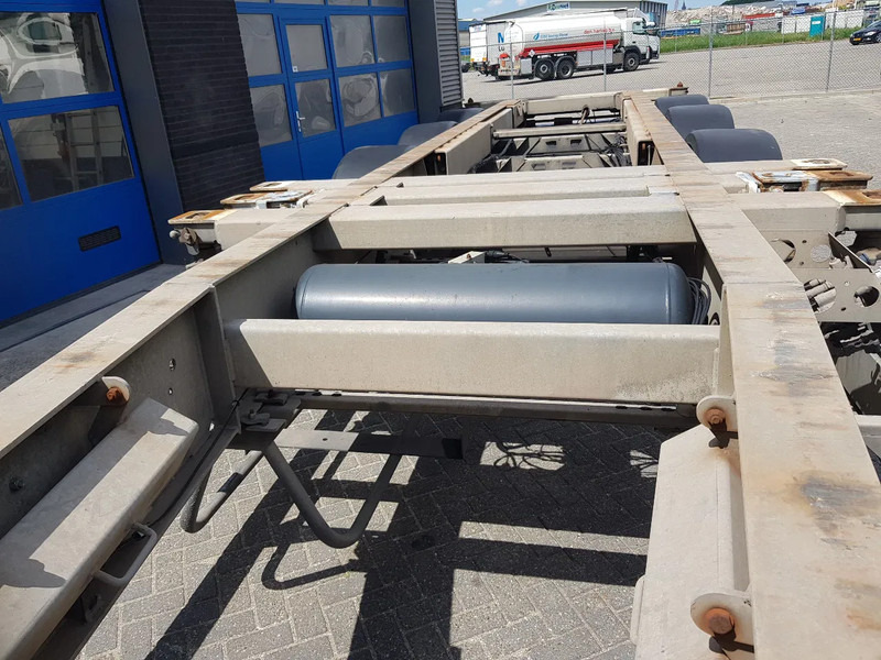Semi-remorque porte-conteneur/ Caisse mobile Fliegl SDS 380 MULTI BPW Disc Lift axle: photos 8