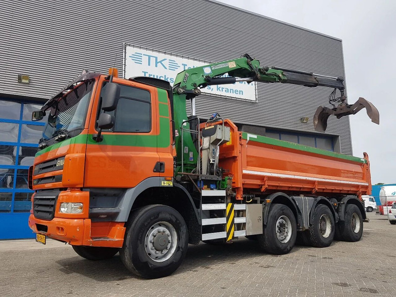 Ginaf X 4343 TS 8x6 Kipper kraan HMF 2020 - Camion benne: photos 1 Ginaf X 4343 TS 8x6 Kipper kraan HMF 2020 - Camion benne: photos 1