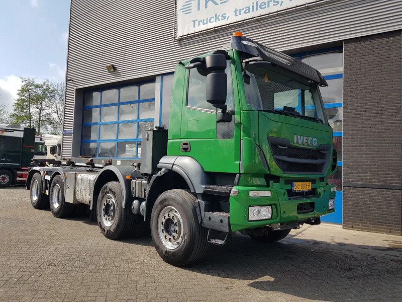 Iveco Stralis 450 8x4 Steel Nieuwe Apk/TÜV 430.000 km kettingsyst 30 ton - Camion porte-conteneur/ Caisse mobile: photos 5 Iveco Stralis 450 8x4 Steel Nieuwe Apk/TÜV 430.000 km kettingsyst 30 ton - Camion porte-conteneur/ Caisse mobile: photos 5