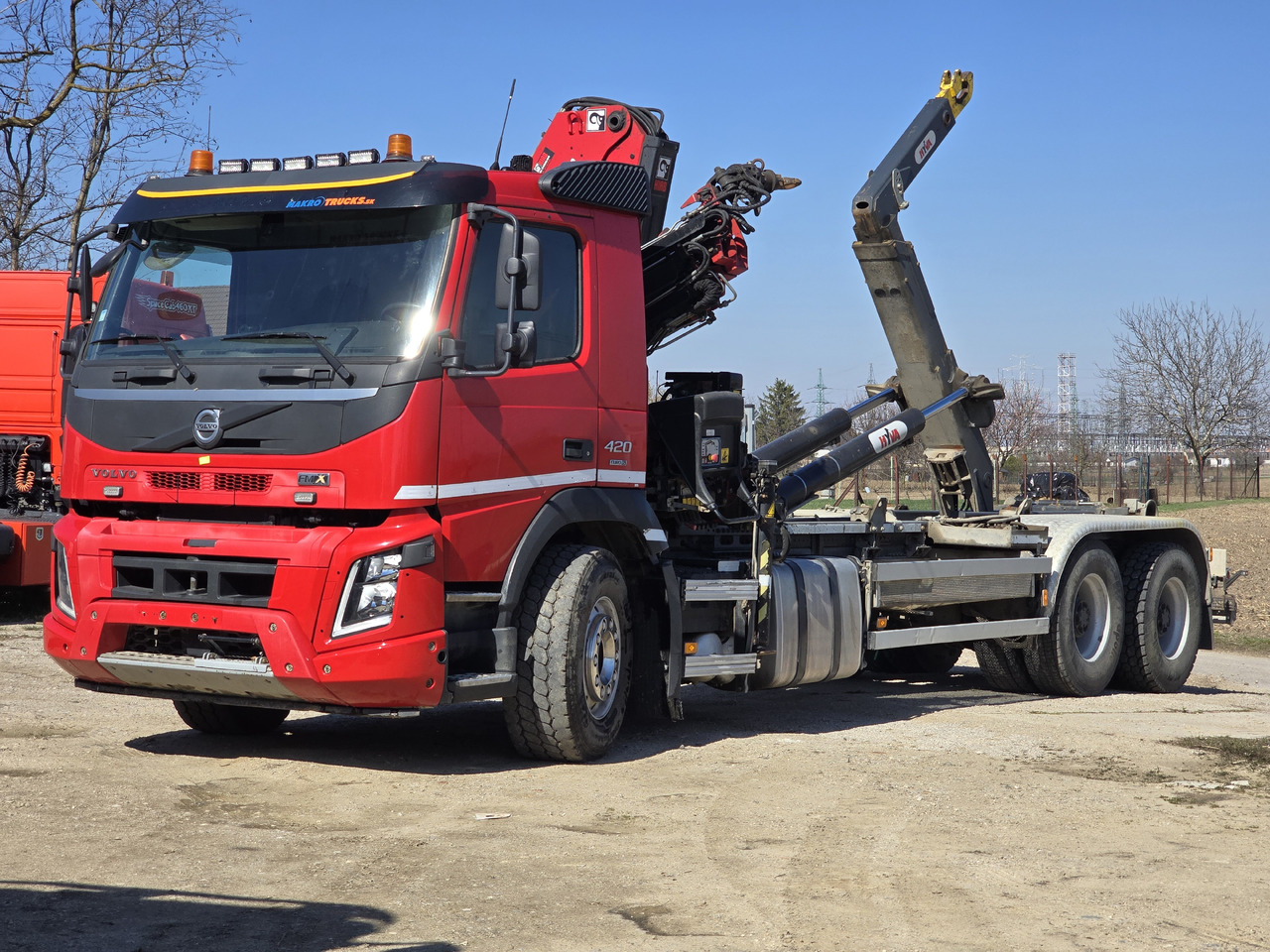 VOLVO FMX 420 6X4 / HIAB 144B-hiduo / hook SPECIAL PRICE ONLY THIS YEAR - Camion ampliroll, Camion grue: photos 3 VOLVO FMX 420 6X4 / HIAB 144B-hiduo / hook SPECIAL PRICE ONLY THIS YEAR - Camion ampliroll, Camion grue: photos 3