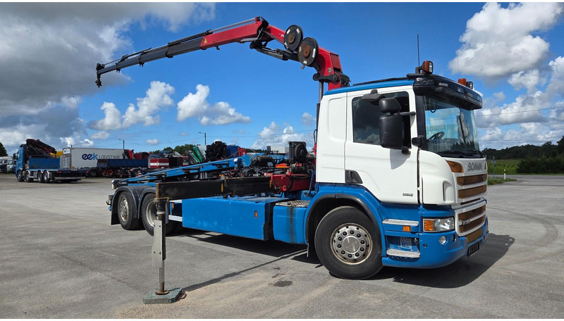 Scania P360 6X2*4 HMF 1720K4 EURO6 - Camion - système de câble, Camion grue: photos 2 Scania P360 6X2*4 HMF 1720K4 EURO6 - Camion - système de câble, Camion grue: photos 2