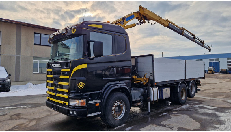 Scania R164 6X2 EFFER 150 full steel - Camion plateau, Camion grue: photos 1 Scania R164 6X2 EFFER 150 full steel - Camion plateau, Camion grue: photos 1
